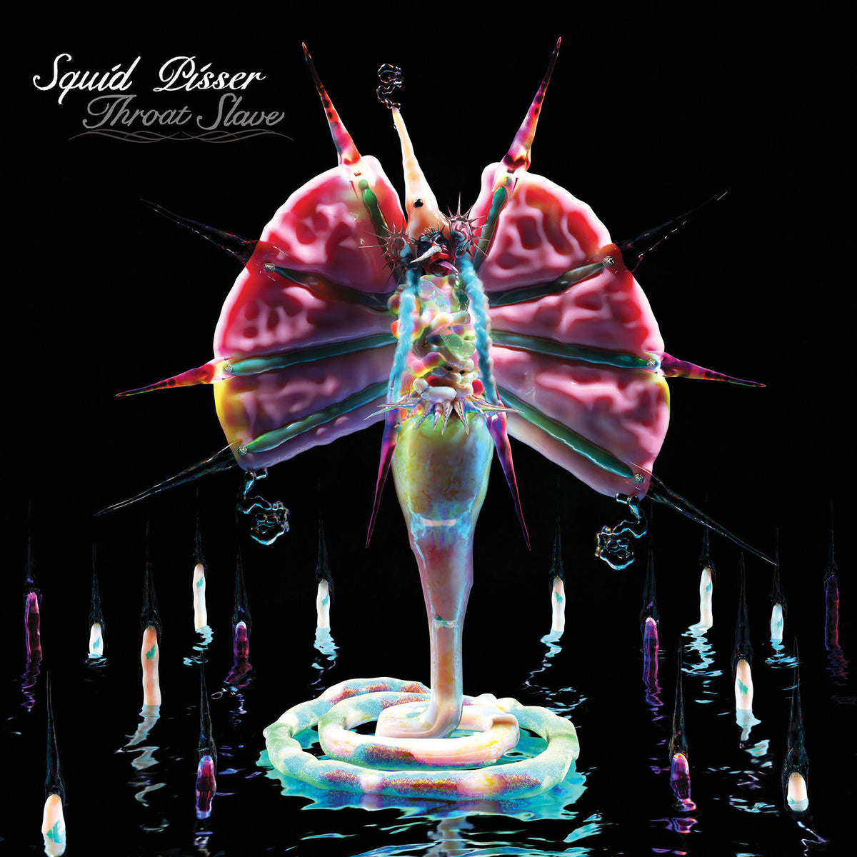 Squid Pisser – Throat Slave vinyl record cover