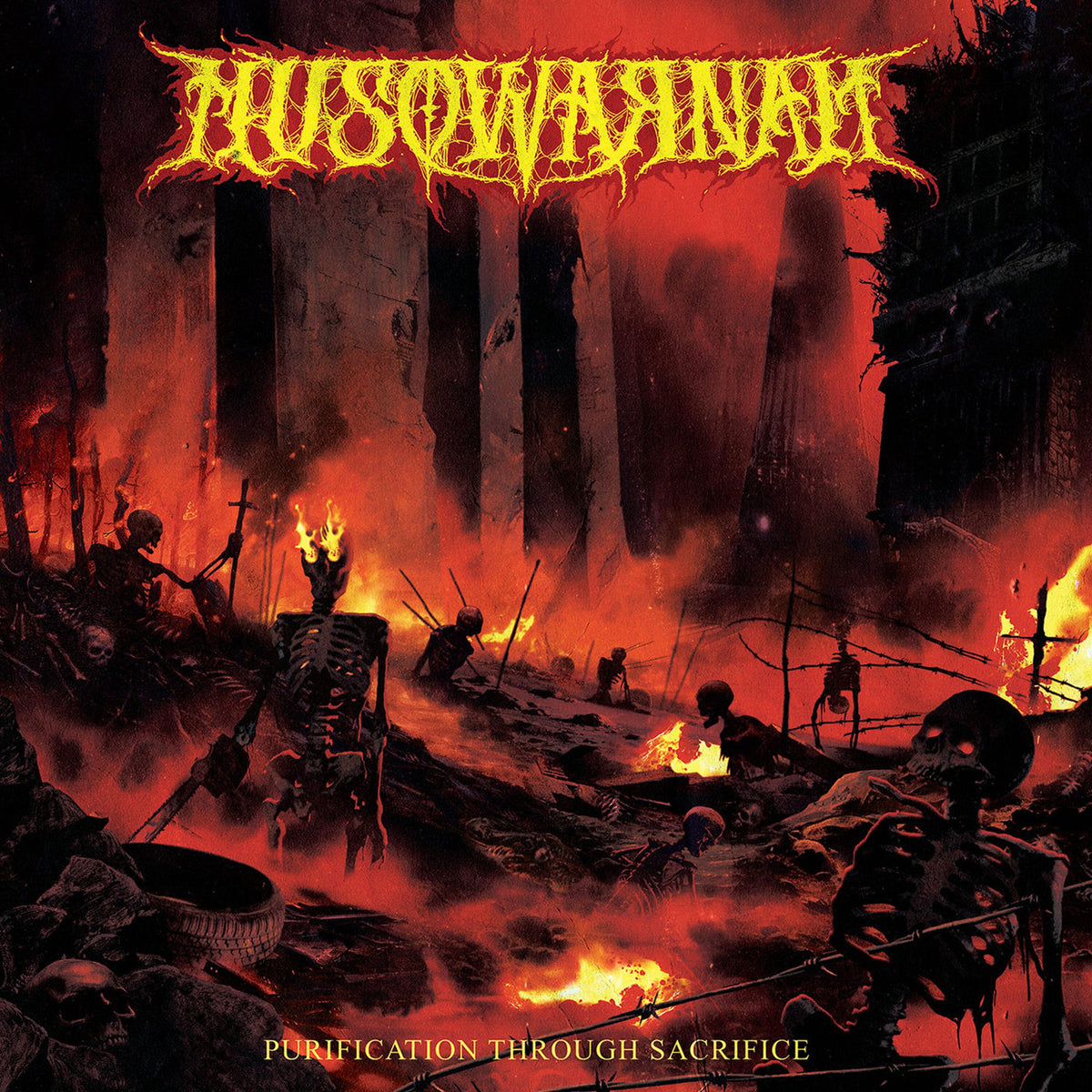 Husqwarnah – Purification Through Sacrifice vinyl record cover