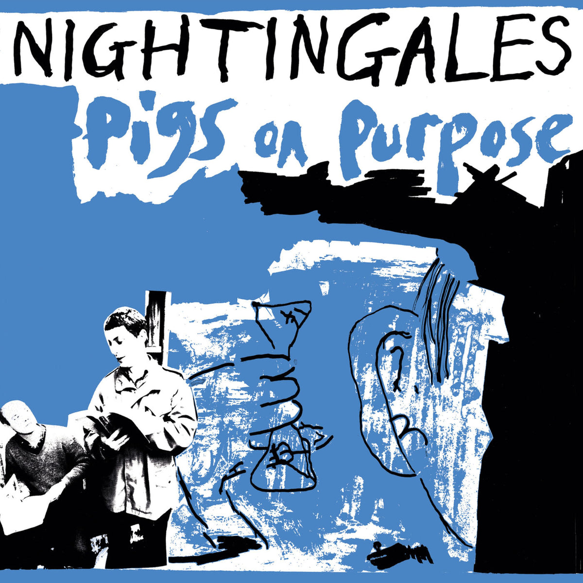 The Nightingales – Pigs On Purpose vinyl record cover