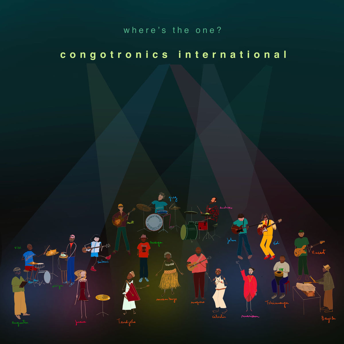 Congotronics International – Where'S The One? vinyl record cover