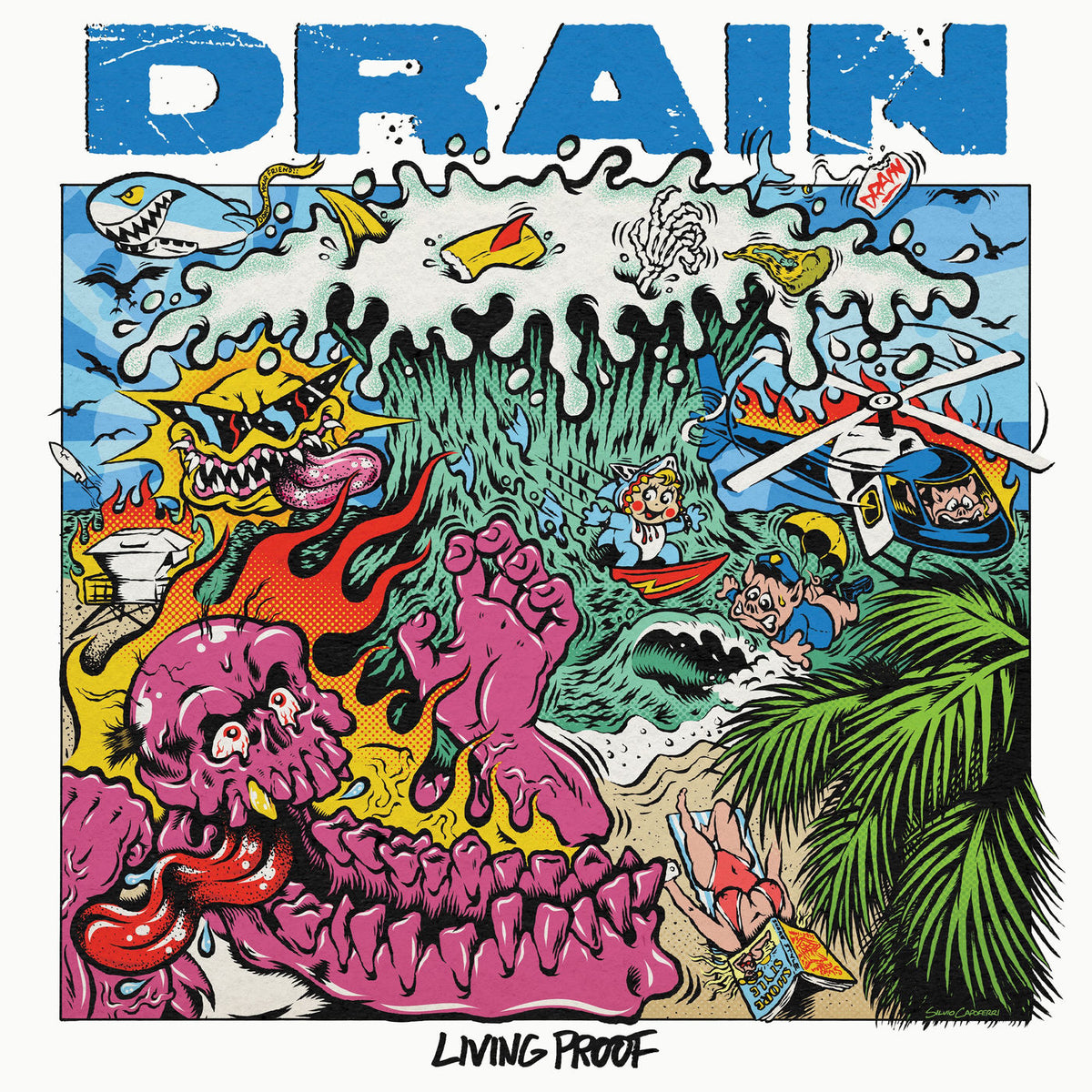 Drain – Living Proof [Explicit Content] vinyl record cover