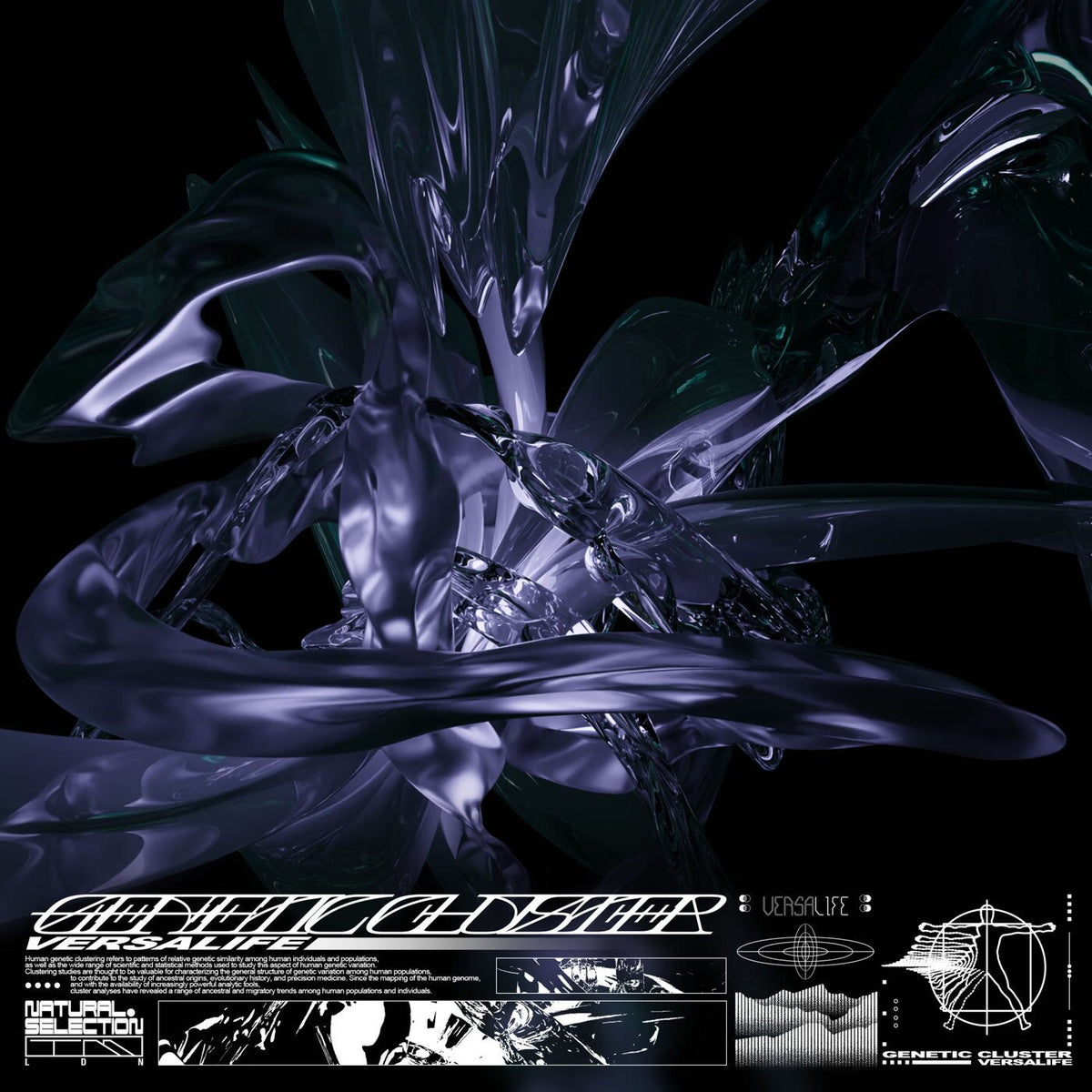 Versalife – Genetic Cluster EP vinyl cover