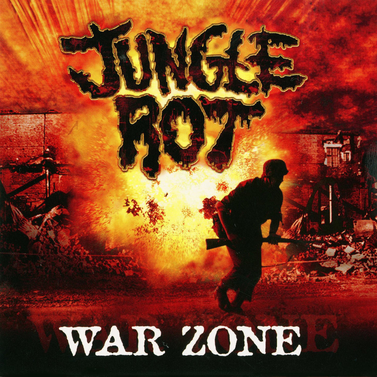 Jungle Rot – War Zone vinyl record cover