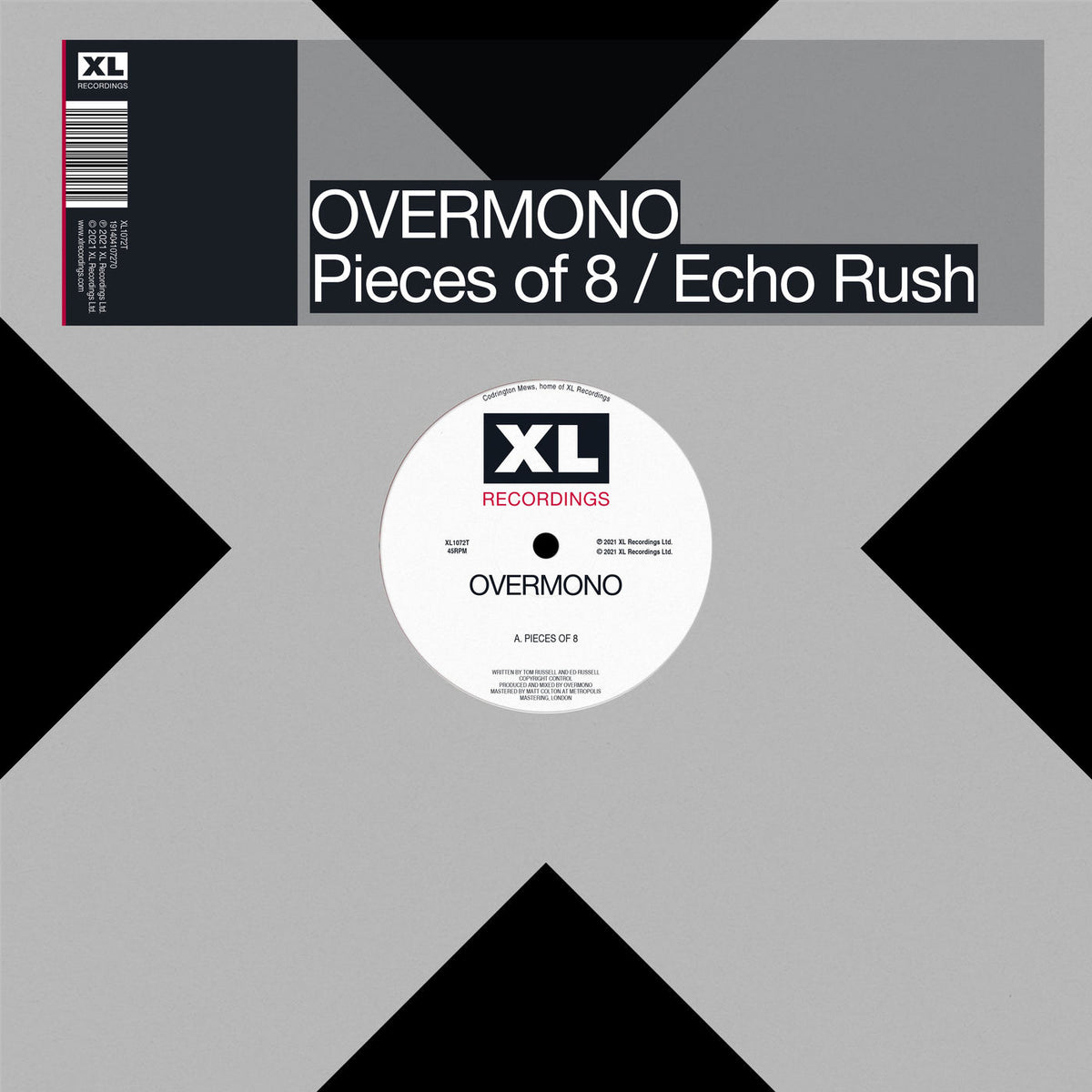 Overmono – Pieces of 8 / Echo Rush — record image 1