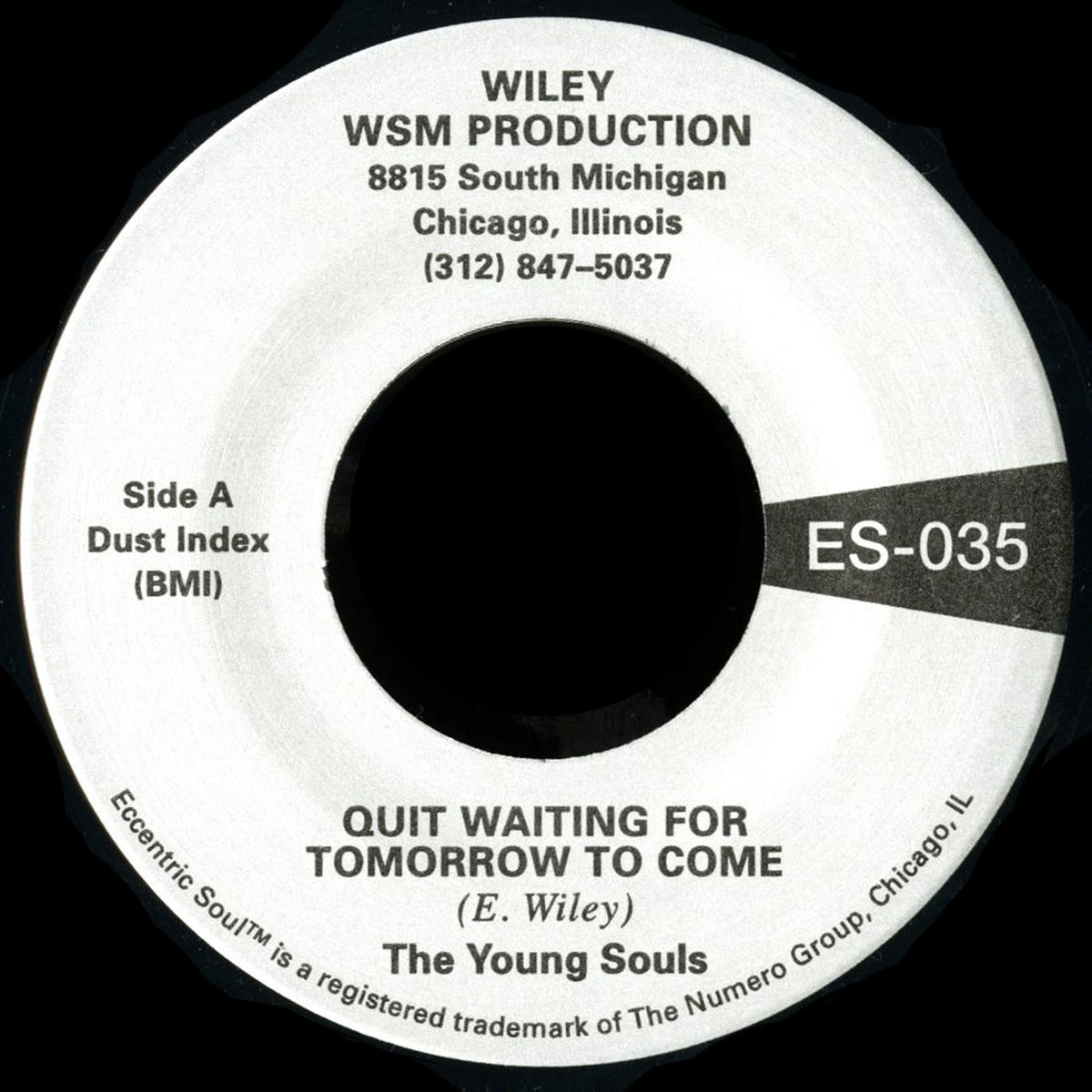 The Young Souls – Quit Waiting For Tomorrow to Come b/w Puppet On A String vinyl cover