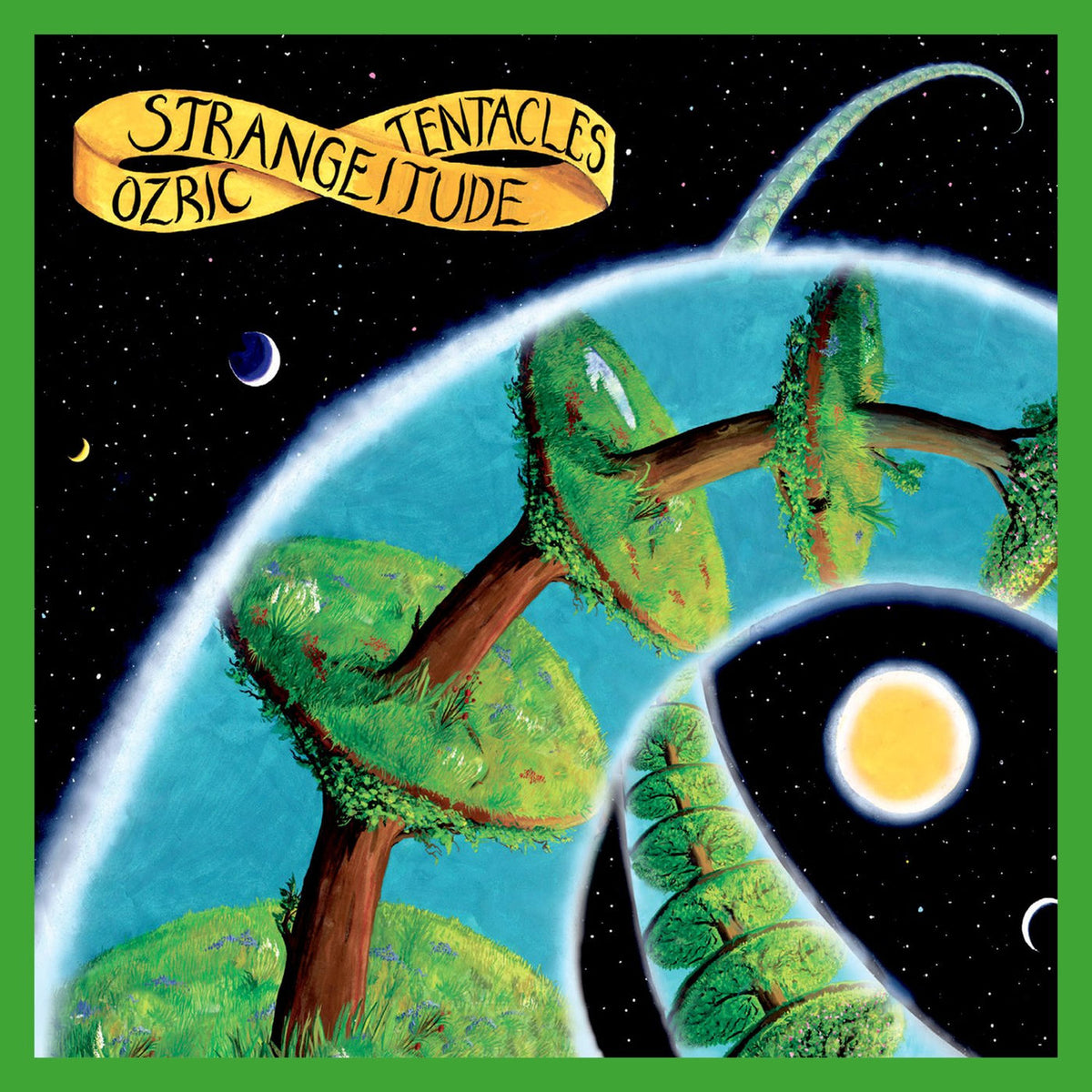 Ozric Tentacles – Strangeitude vinyl record cover