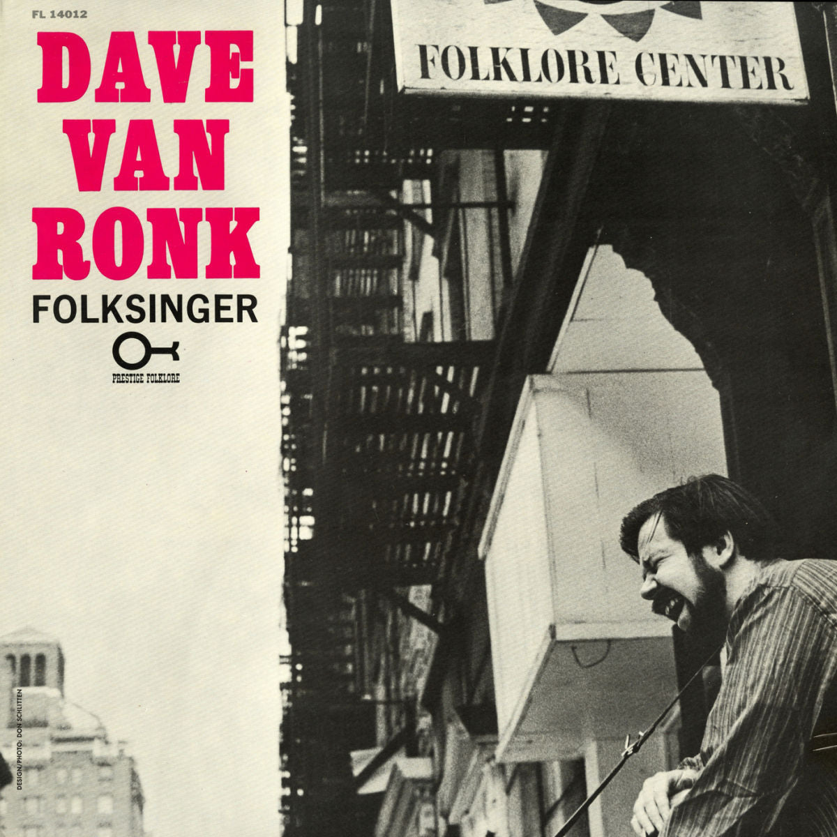 Dave Van Ronk – Folksinger vinyl record cover