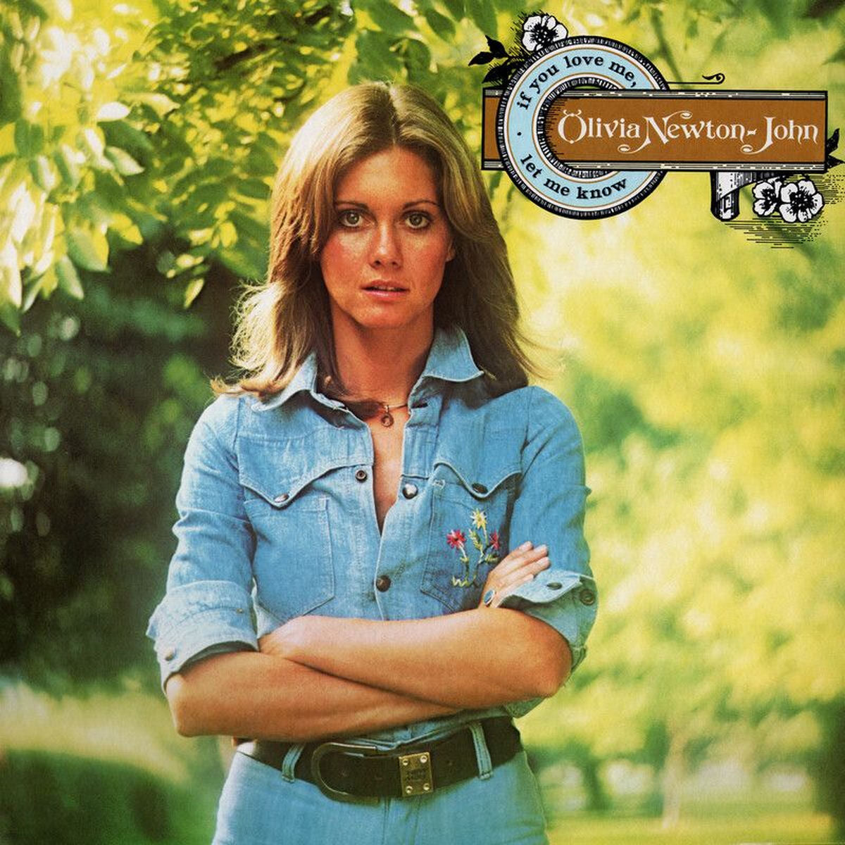 Olivia Newton-John – If You Love Me Let Me K vinyl record cover