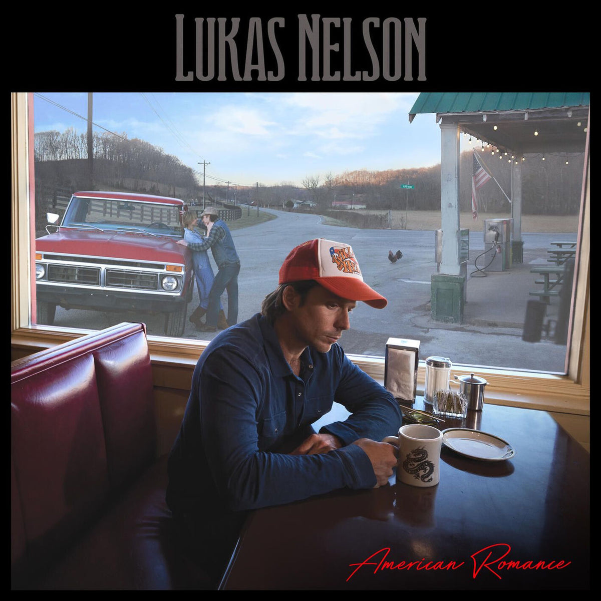 Lukas Nelson – American Romance (Black/White Split Vinyl) vinyl record cover