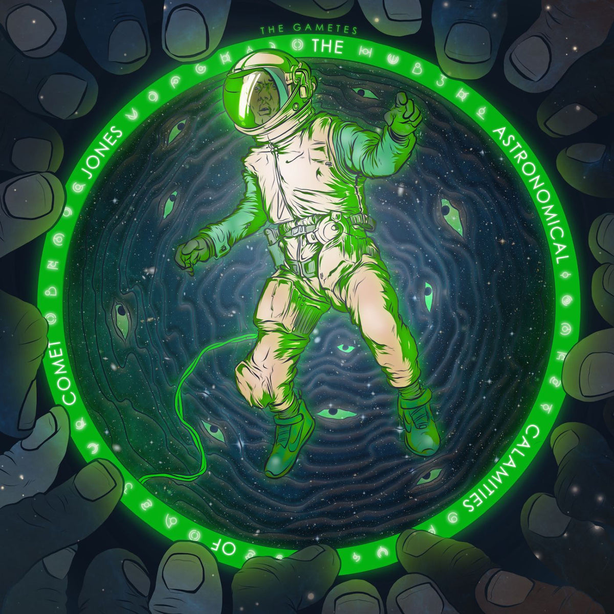 The Gametes – The Astronomical Calamities of Comet Jones vinyl cover