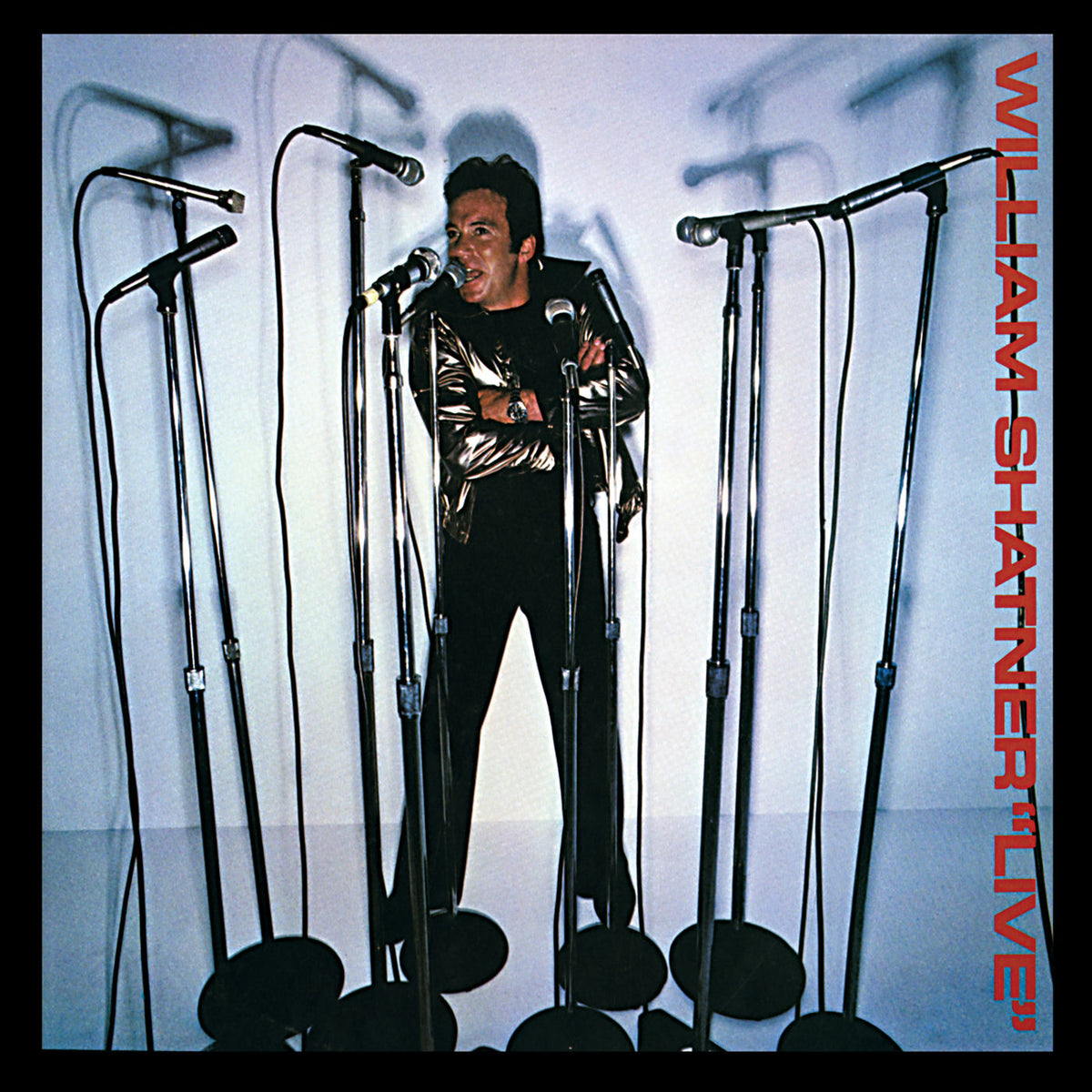 William Shatner – Live vinyl record cover