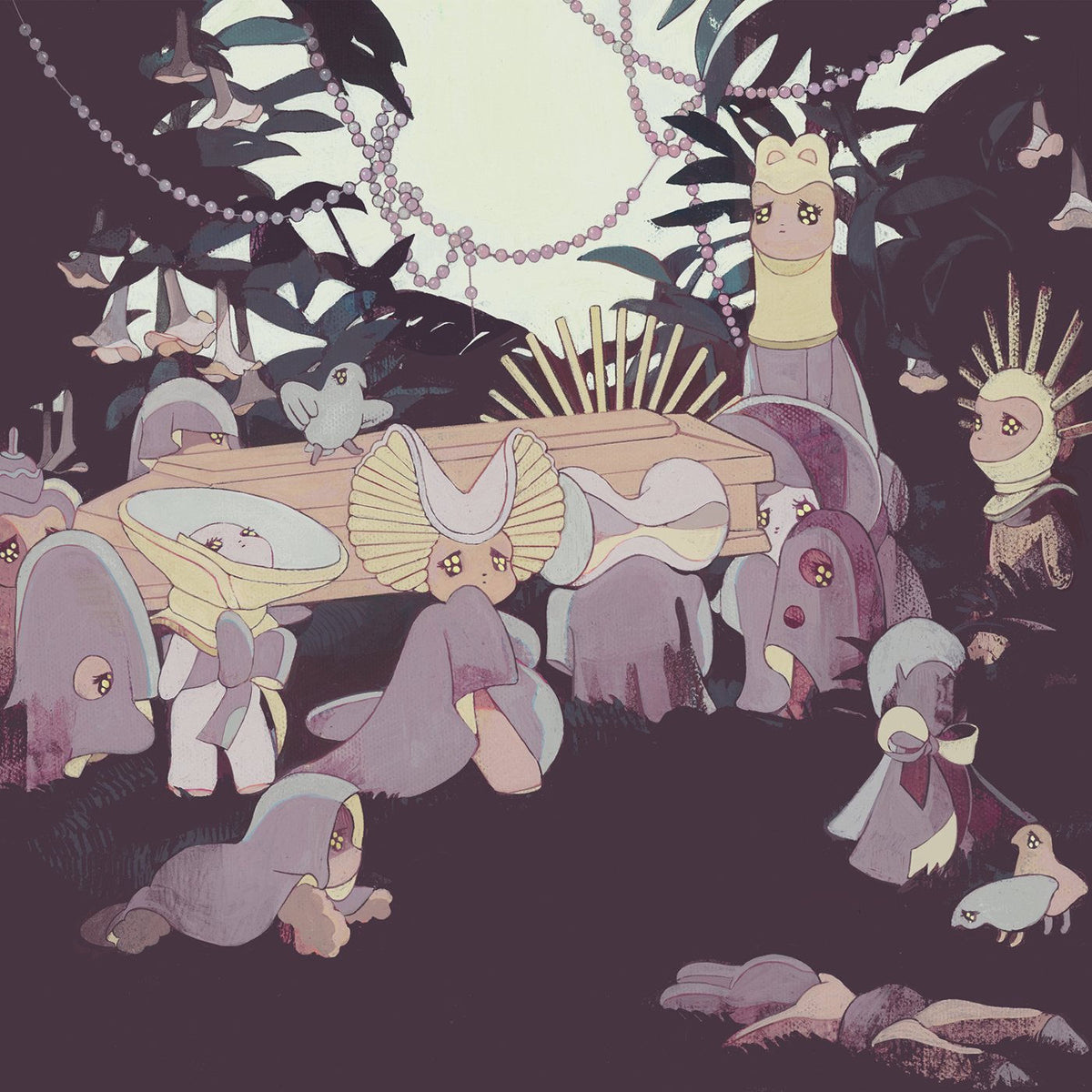 Cuushe – Night Lines vinyl cover