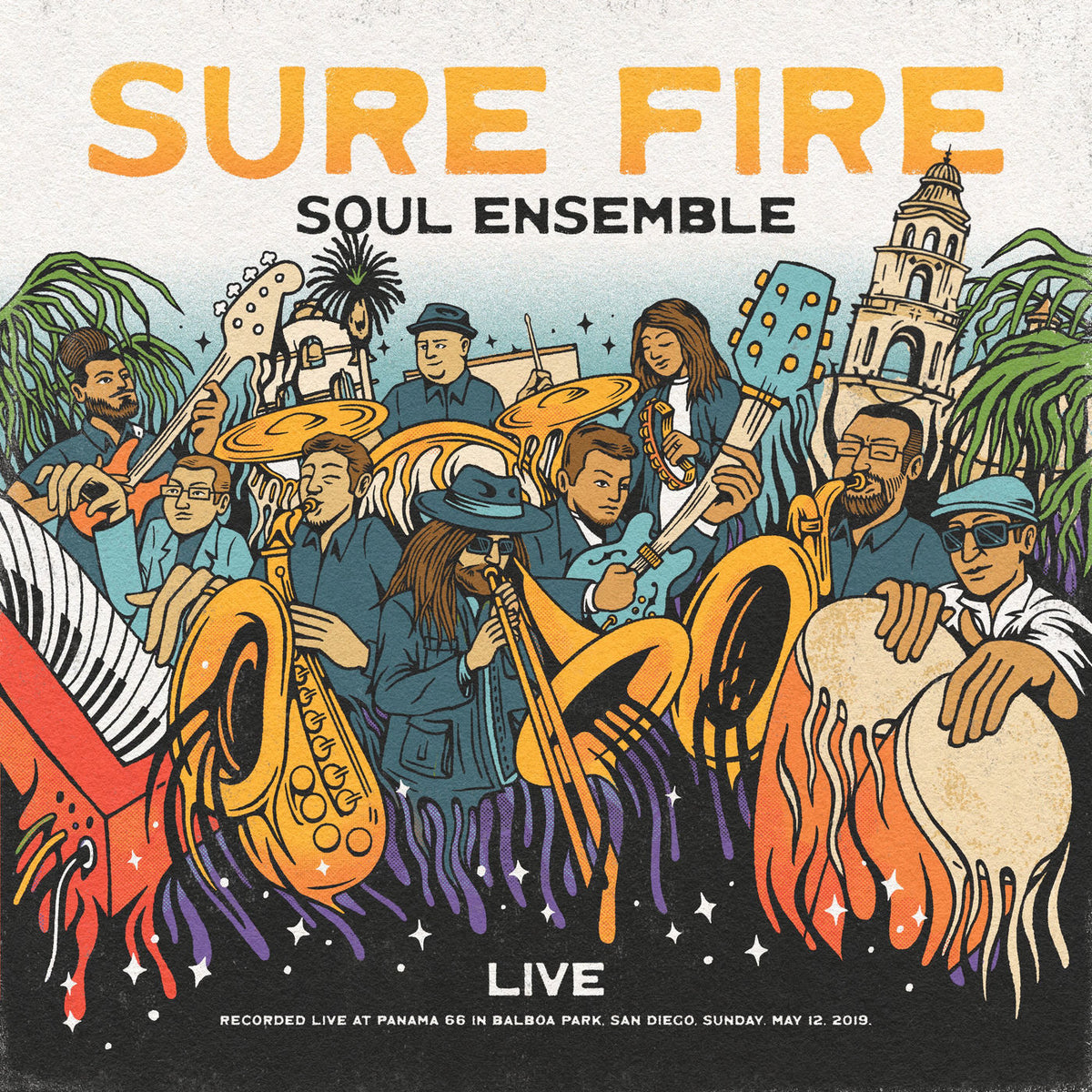 The Sure Fire Soul Ensemble – Live At Panama 66 [LP] vinyl record cover