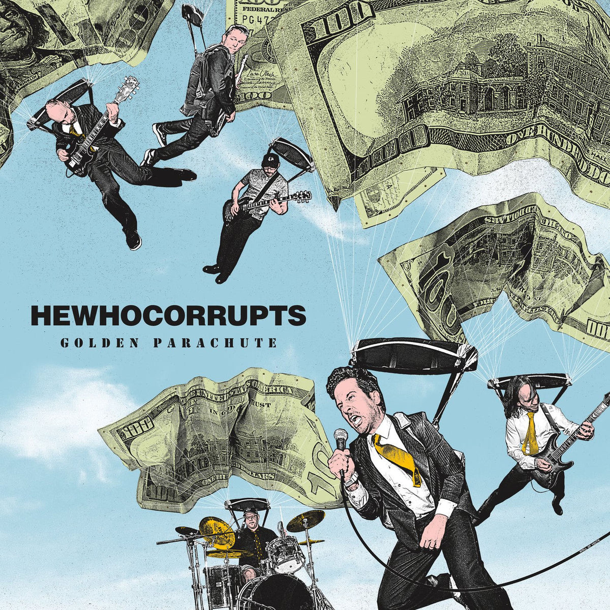 Hewhocorrupts – Golden Parachute vinyl record cover