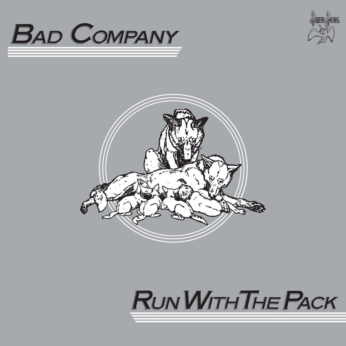 Bad Company – Run With the Pack vinyl record cover