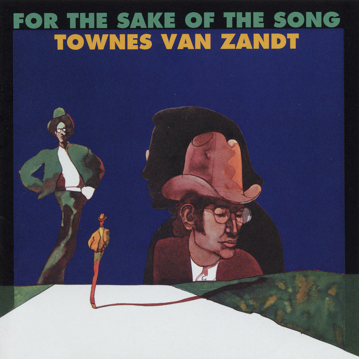 Townes Van Zandt – For the Sake of the Song (Coloured Vinyl) vinyl record cover