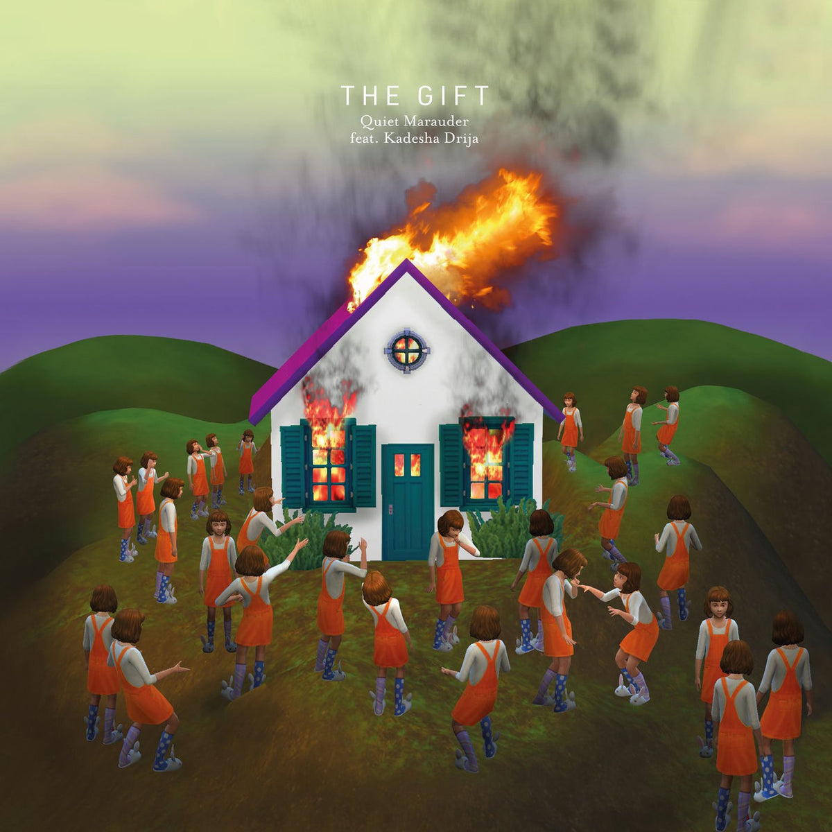 Quiet Marauder (feat. Kadesha Drija) – The Gift vinyl record cover