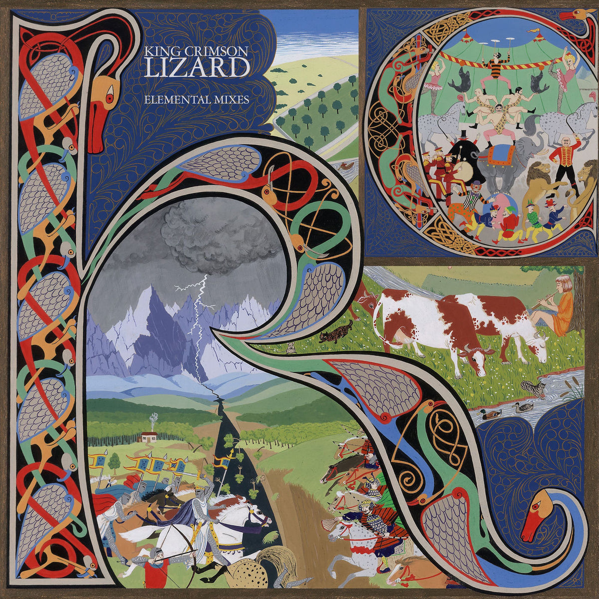 King Crimson – Lizard (2025 David Singleton Elemental Mix) vinyl cover