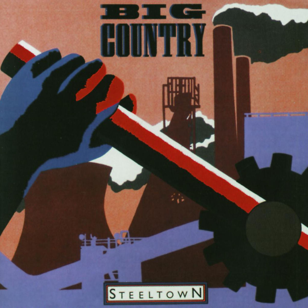 Big Country – Steeltown vinyl record cover