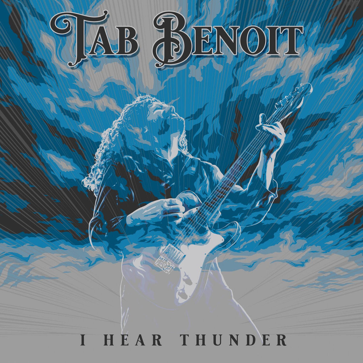 Tab Benoit – I Hear Thunder vinyl record cover