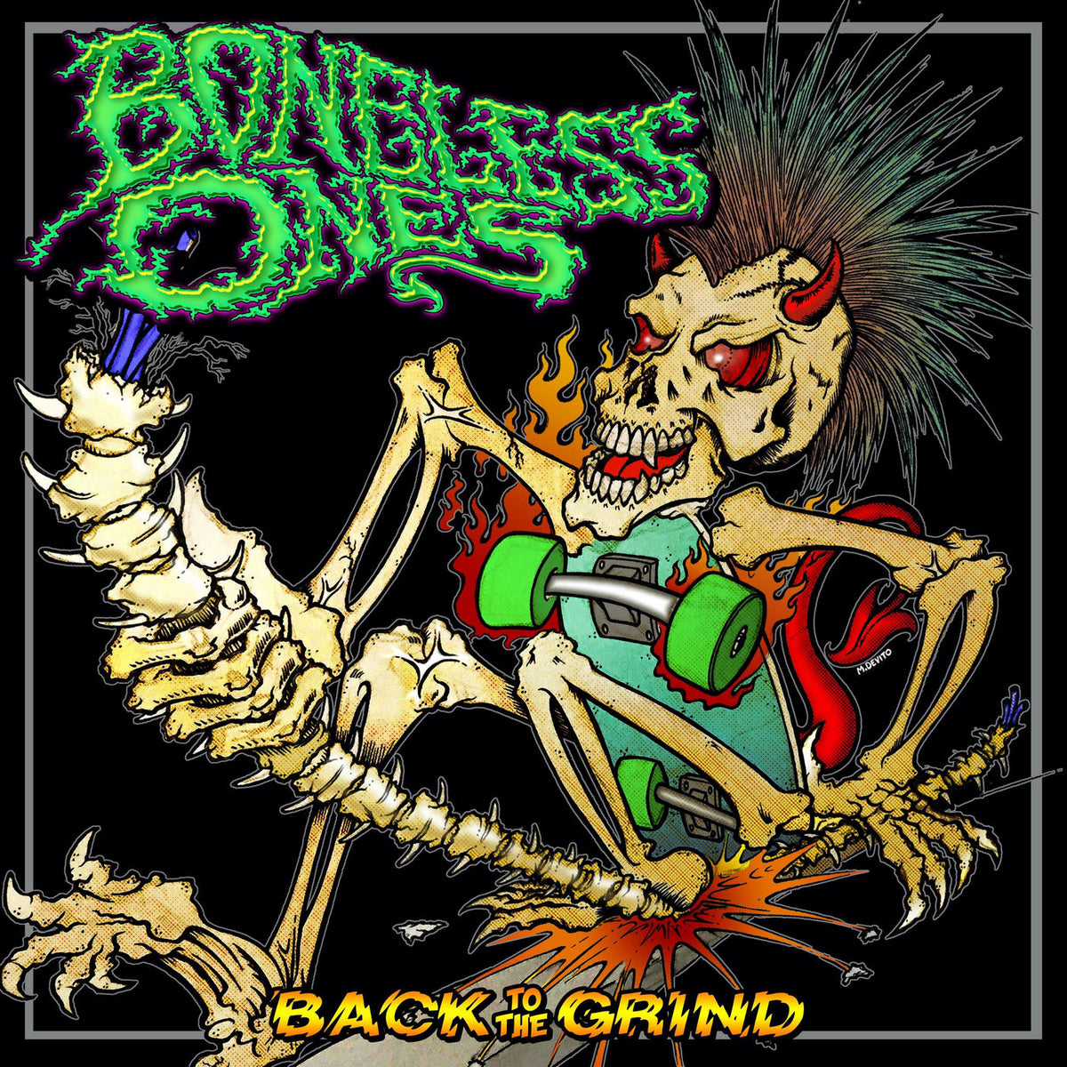 Boneless Ones – Back To The Grind vinyl record cover