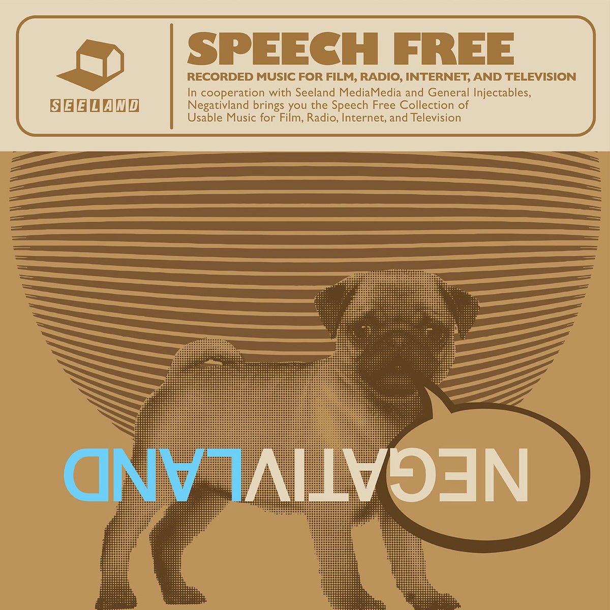Negativland – Speech Free: Recorded Music for Film, Radio, Internet and Television vinyl cover