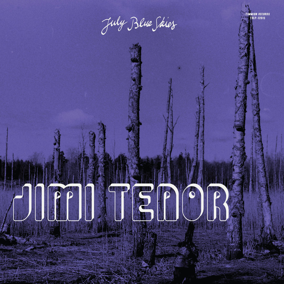 Jimi Tenor – July Blue Skies vinyl cover