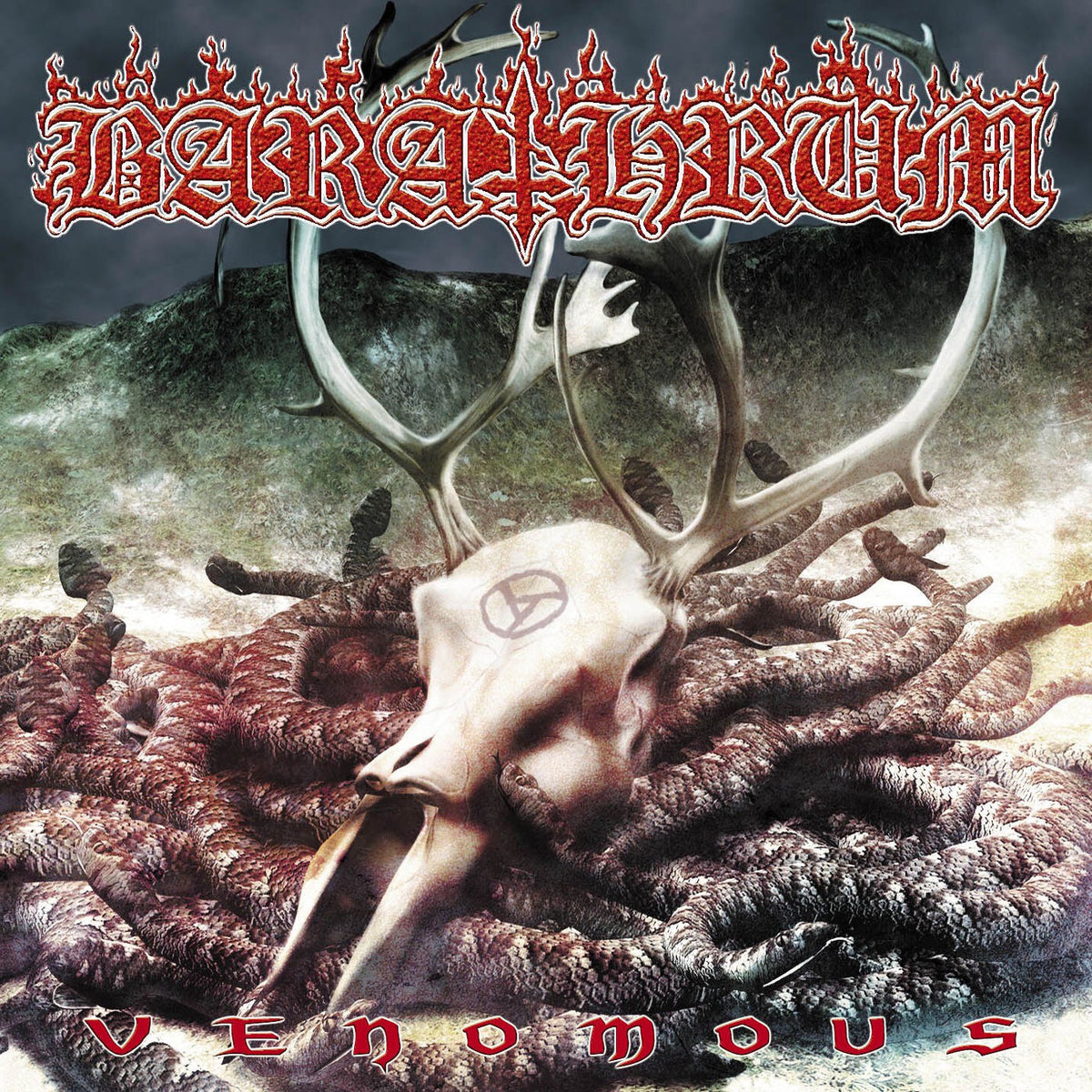 Barathrum – Venomous vinyl record cover
