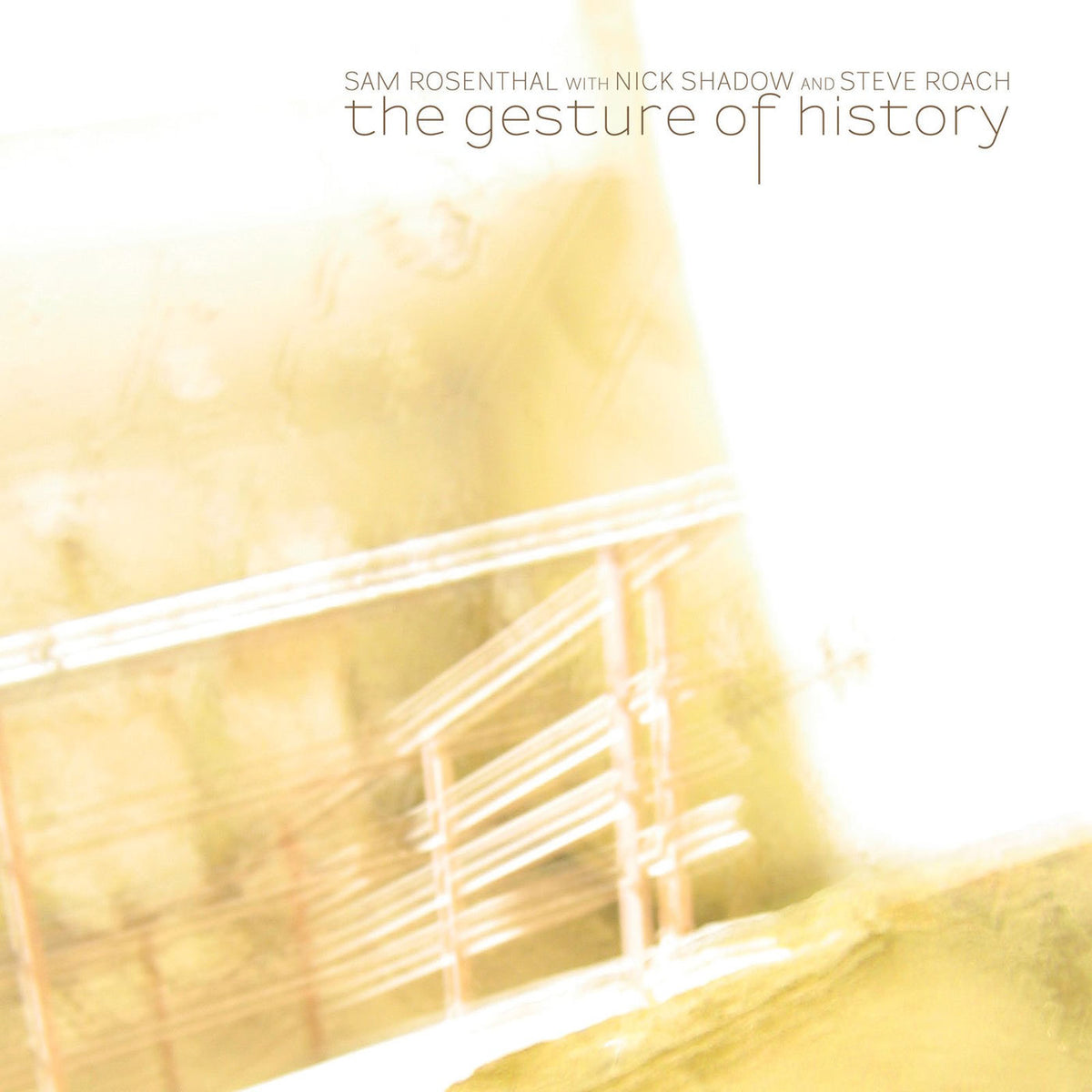 Sam Rosenthal – The Gesture of History vinyl cover