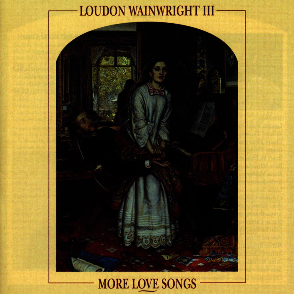 Loudon Wainwright III – More Love Songs vinyl record cover
