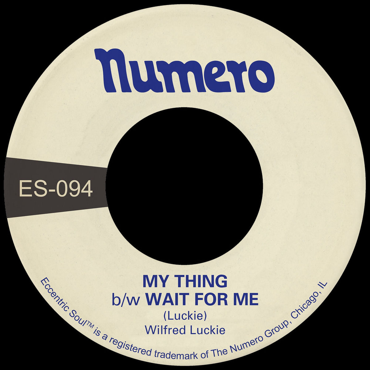 Wilfred Luckie – My Thing b/w Wait For Me vinyl cover