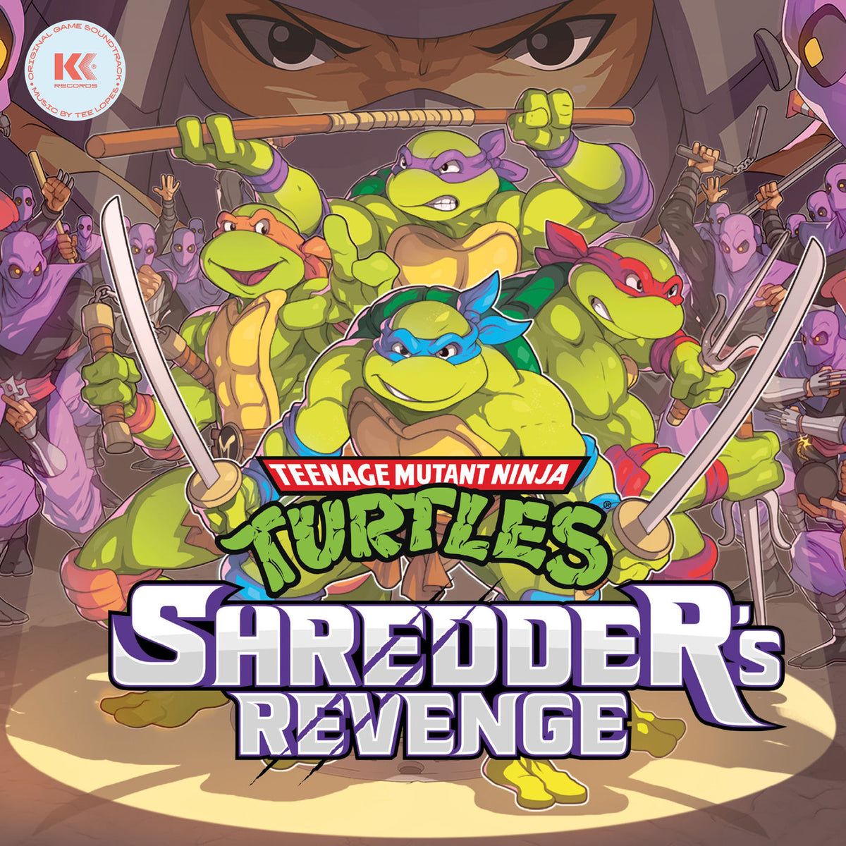 Tee Lopes – Teenage Mutant Ninja Turtles: Shredder's Revenge vinyl record cover