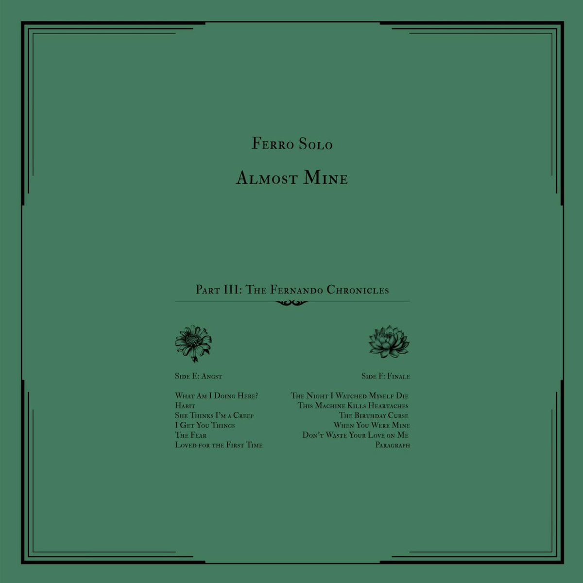 Ferro Solo – Almost Mine Part Iii: The Fernando Chronicles vinyl record cover