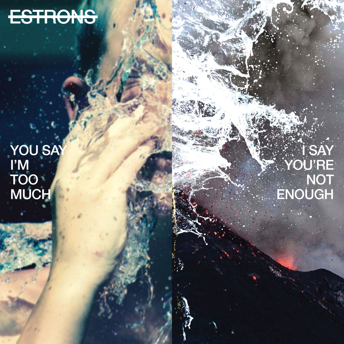 Estrons – You Say I'm Too Much, I Say You're Not Enough vinyl record cover