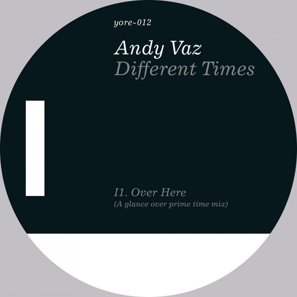 Andy Vaz – Different Times vinyl cover