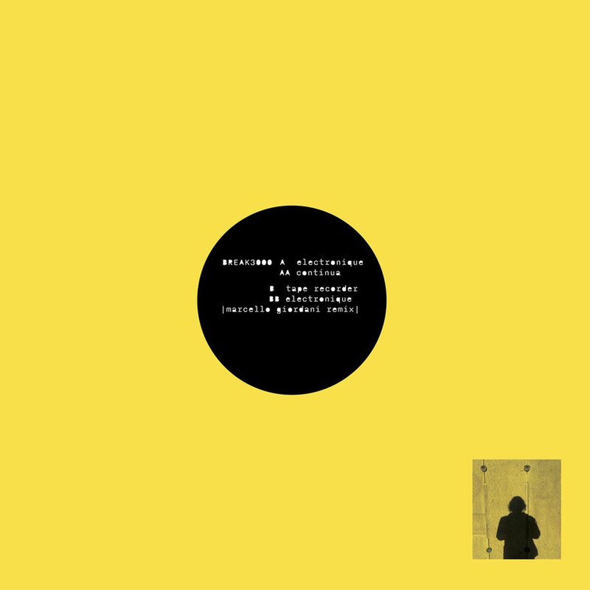 Break 3000 – Electronique vinyl cover