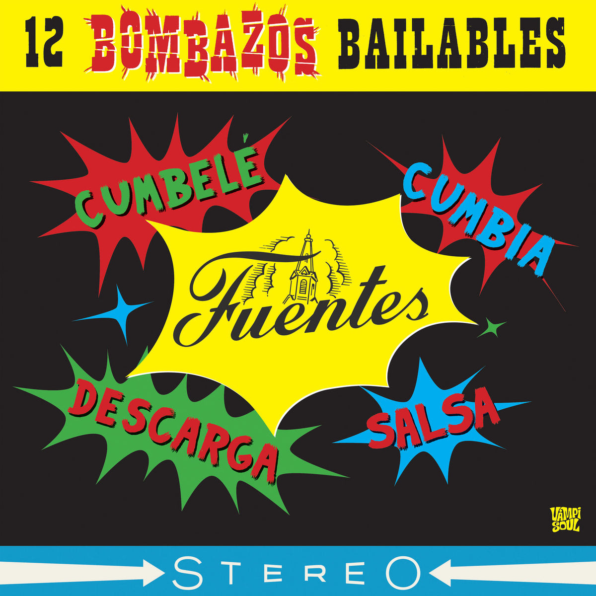 Various Artists – 12 Bombazos Bailables vinyl record cover