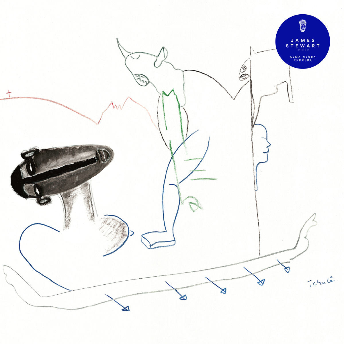 James Stewart – Cotounou EP vinyl cover