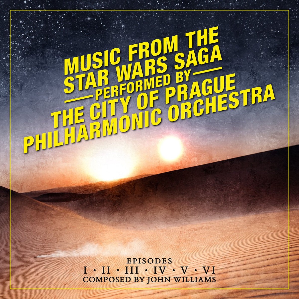 The City of Prague Philharmonic Orchestra – Music from the Star Wars Saga vinyl record cover