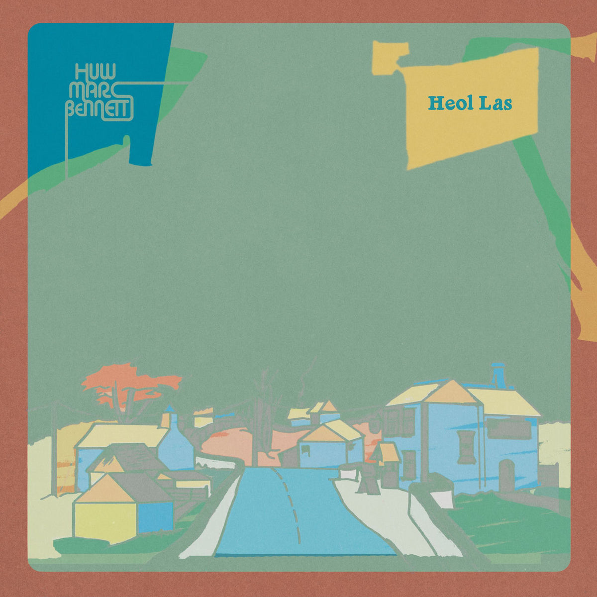 Huw Marc Bennett – Heol Las vinyl record cover