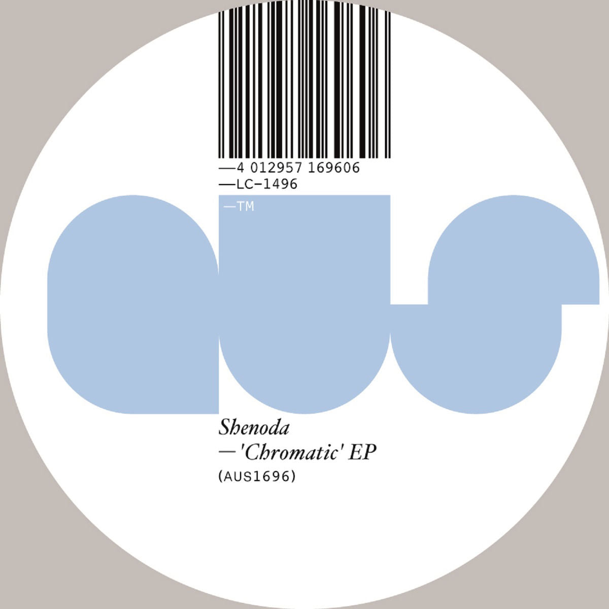 Shenoda – Chromatics EP vinyl cover
