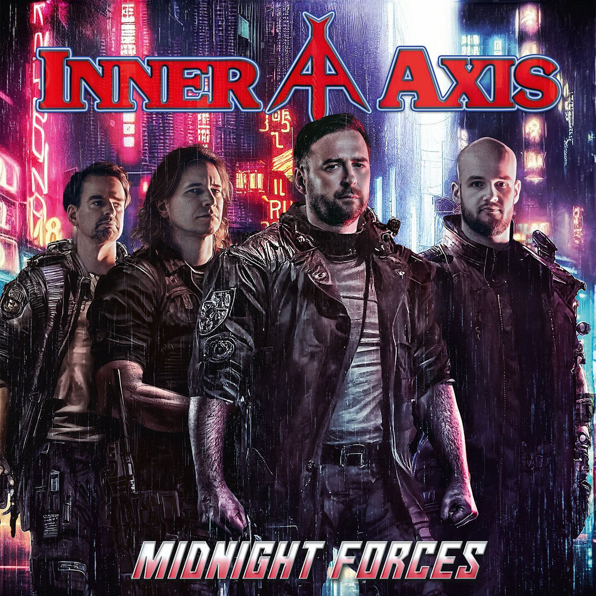 Inner Axis – Midnight Forces vinyl record cover
