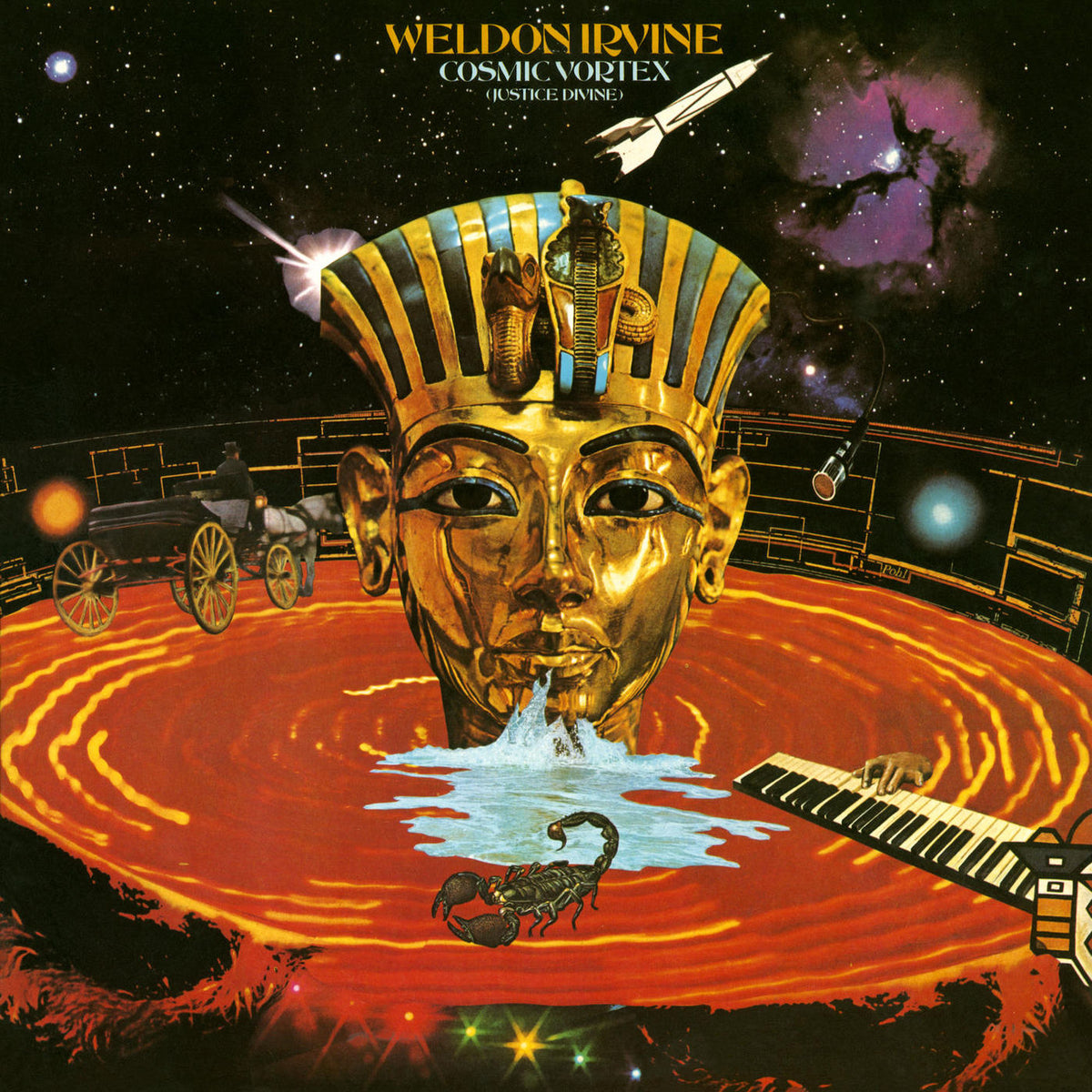 Weldon Irvine – Cosmic Vortex (Justice Divine) vinyl cover