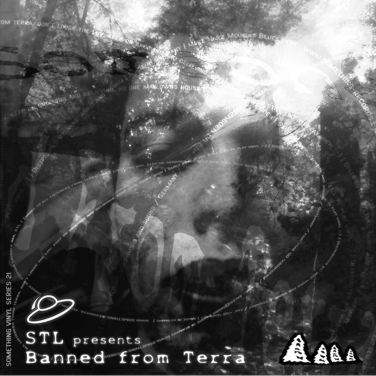 STL – Banned From Terra vinyl record cover