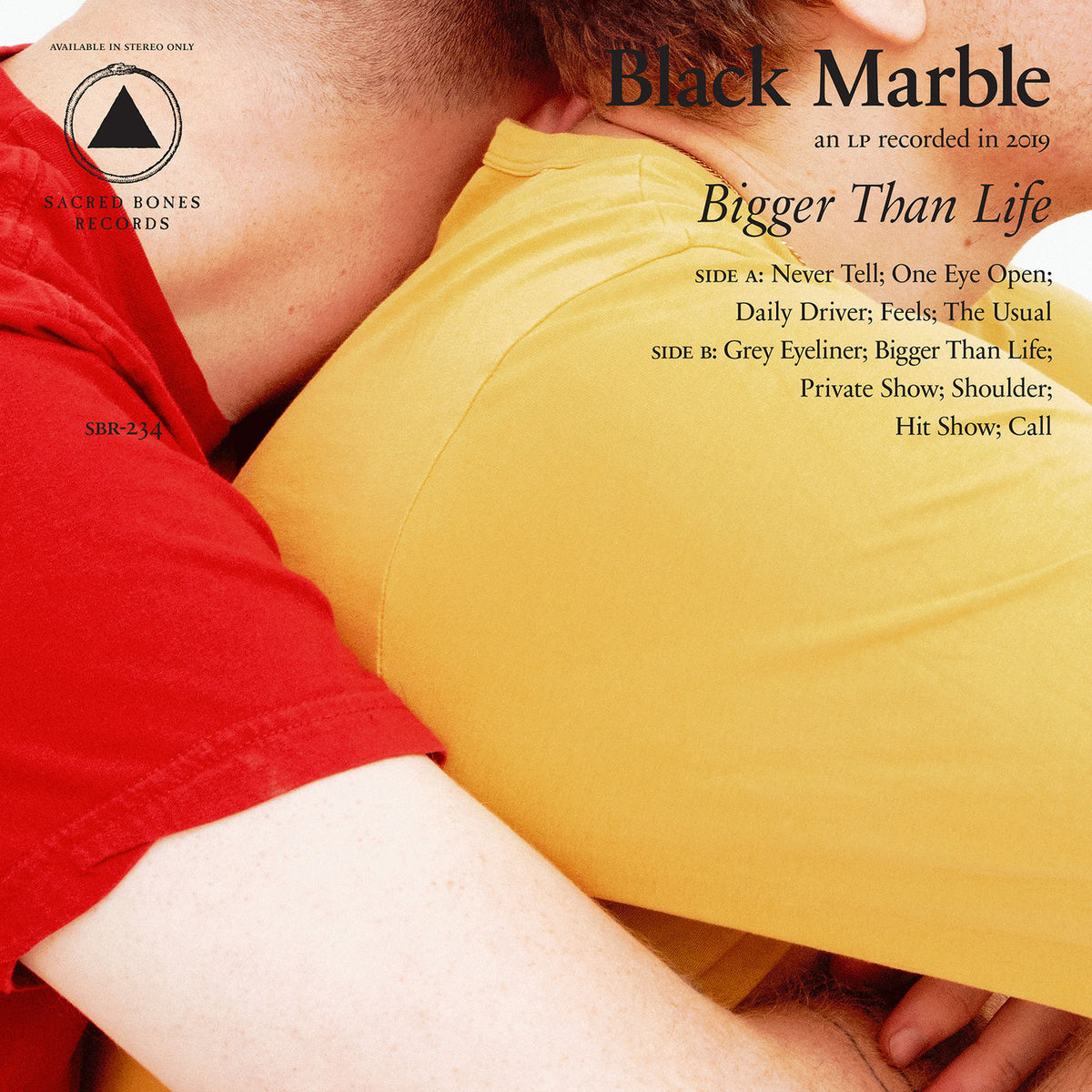 Black Marble – Bigger Than Life vinyl cover