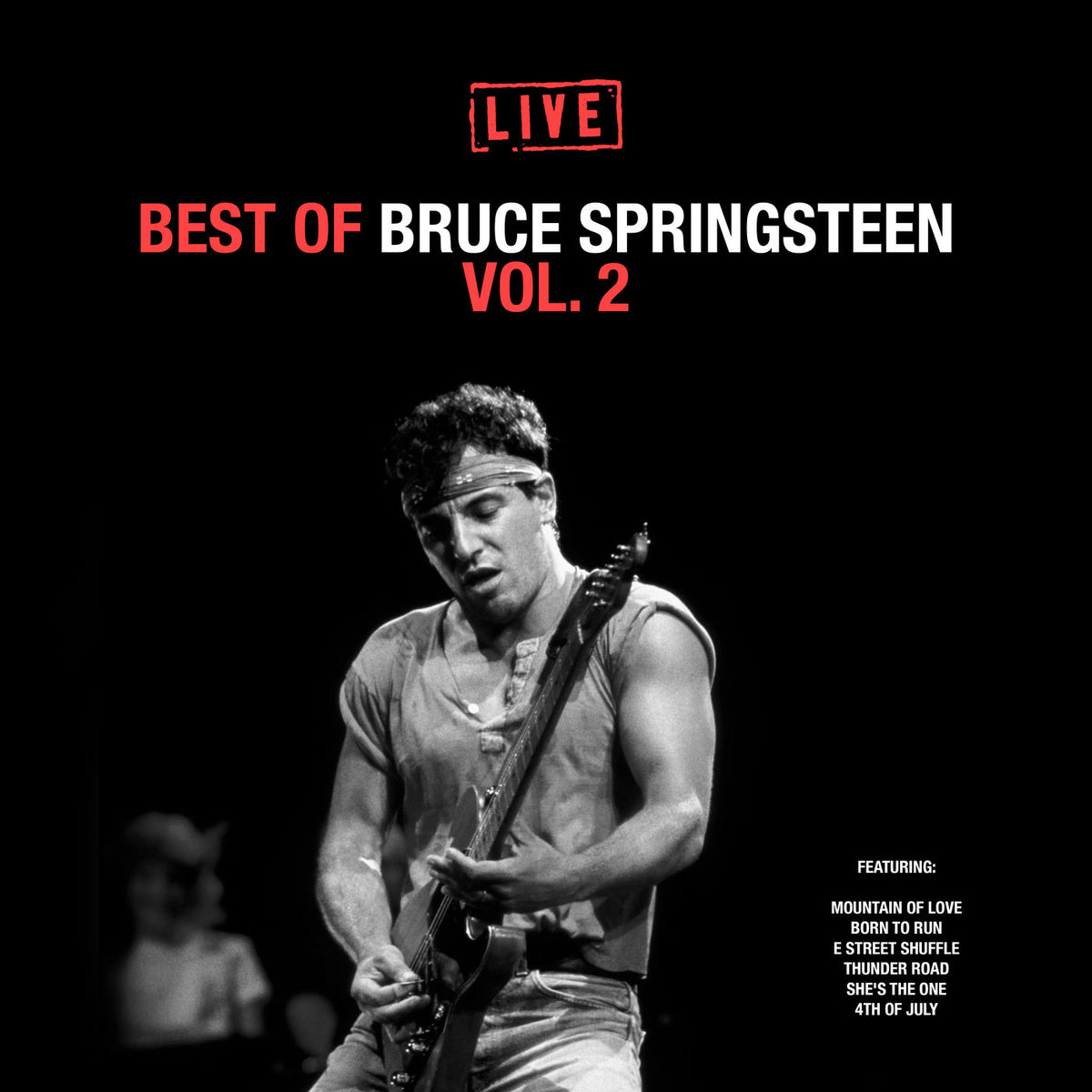 Bruce Springsteen – Best of Bruce Springsteen Vol. 2 (Live) vinyl cover