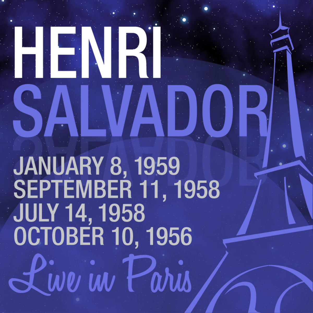 Henri Salvador – Live in Paris vinyl cover