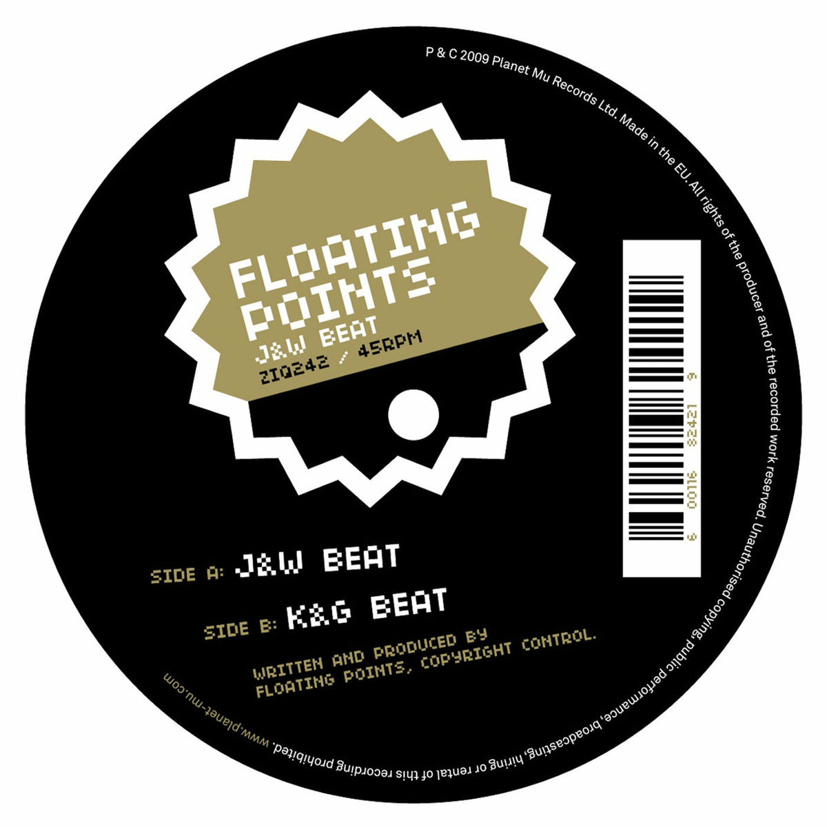 Floating Points – J&W Beat vinyl cover