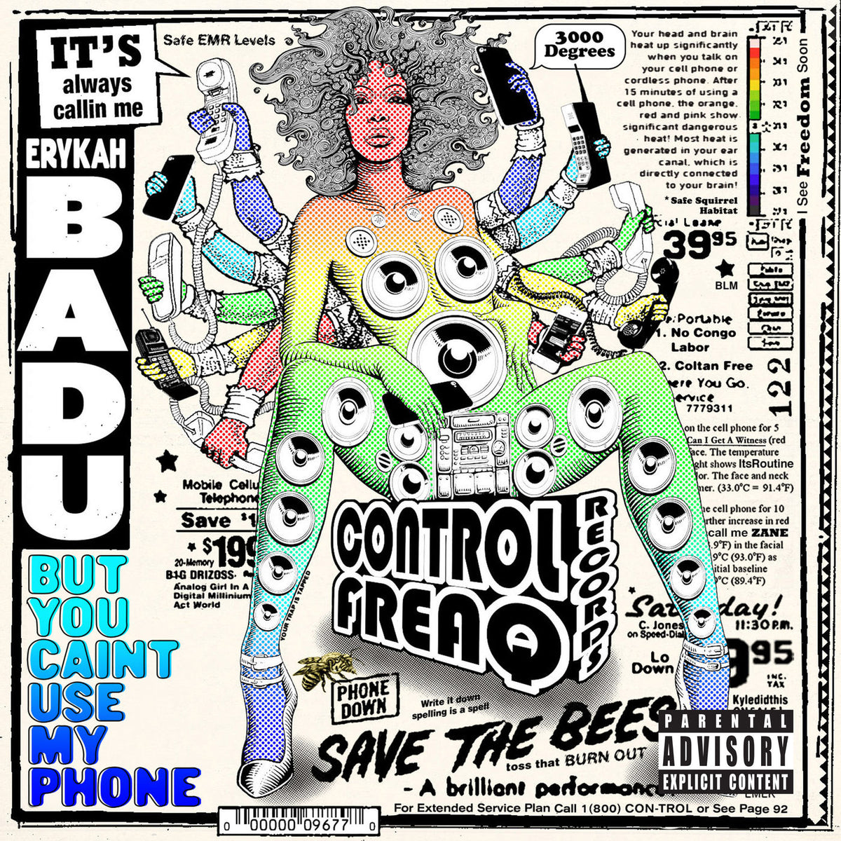 Erykah Badu – But You Caint Use My Phone (Purple Vinyl) vinyl record cover