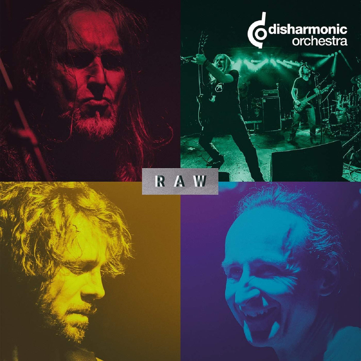 Disharmonic Orchestra – Raw (Live) vinyl cover
